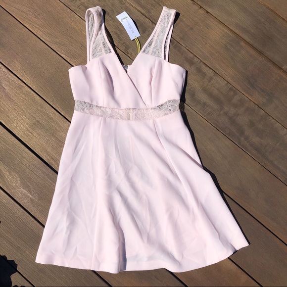 BCBGeneration Dresses & Skirts - BCBGeneration Pink Lacy Dress